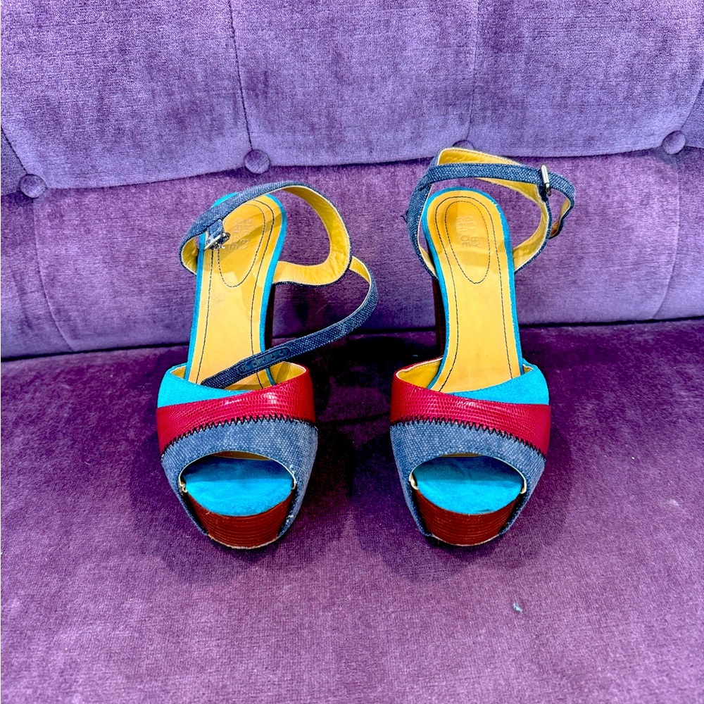 See by Chloe denim platform heels…awesome with jeans and dresses!